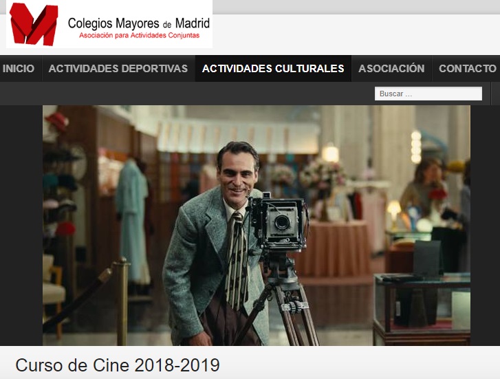 Curso de cine – Colegios Mayores de Madrid – Mara y Mendel