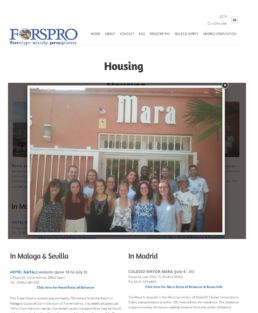 FORSPRO en Madrid - Un año más FORSPRO aloja a sus estudiantes en el Colegio Mayor Mara en su paso por Madrid - Madrid - CMU Mara - Colegio Mayor Mara