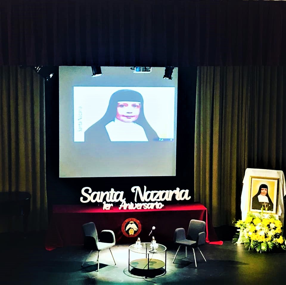 1er aniversario de la canonización de Santa Nazaria